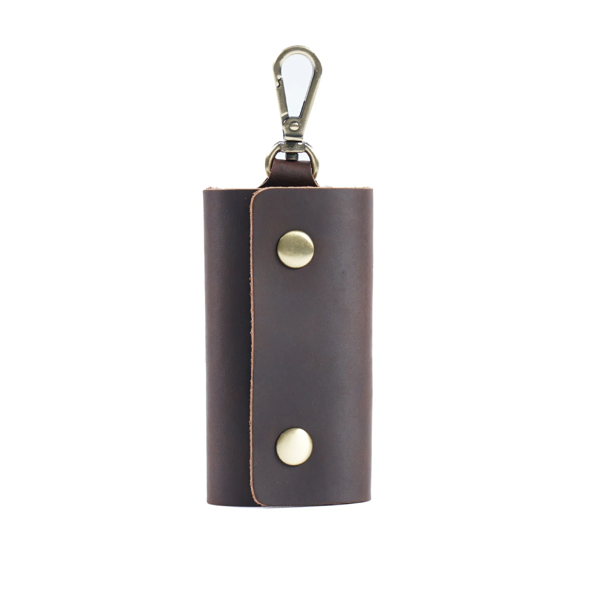 Leather men's wallet key bag multifunctional keychain in retro European style, available in six colours