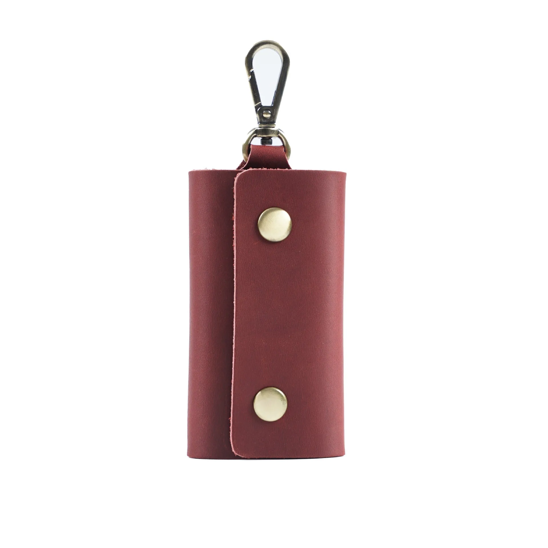 Leather men's wallet key bag multifunctional keychain in retro European style, available in six colours