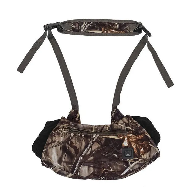 Outdoor camping heating hand bag with three gear adjustment for ice fishing winter body heating in camo colour