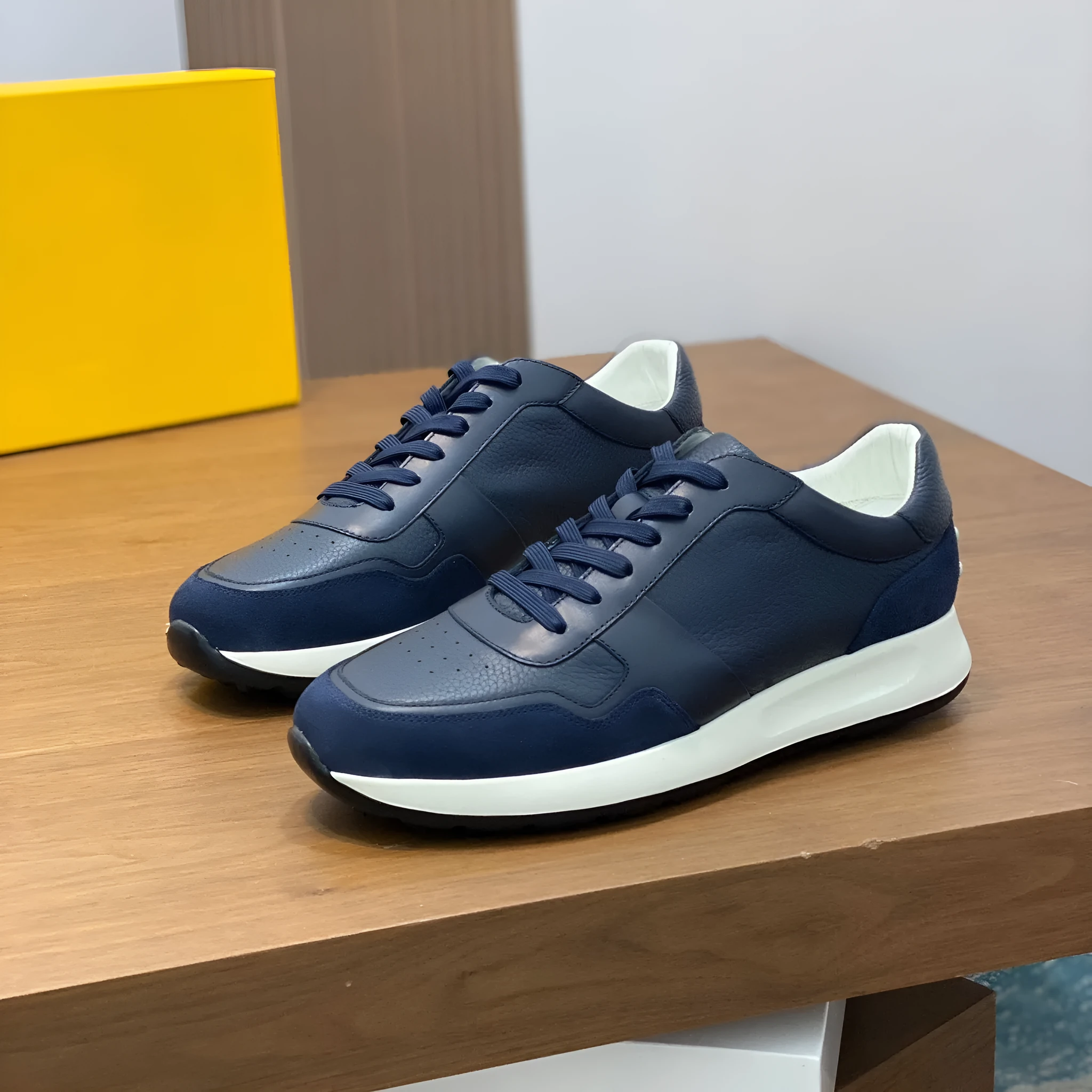 Women's leather lace-up business casual shoes flat heel first layer cowhide oxfords spring