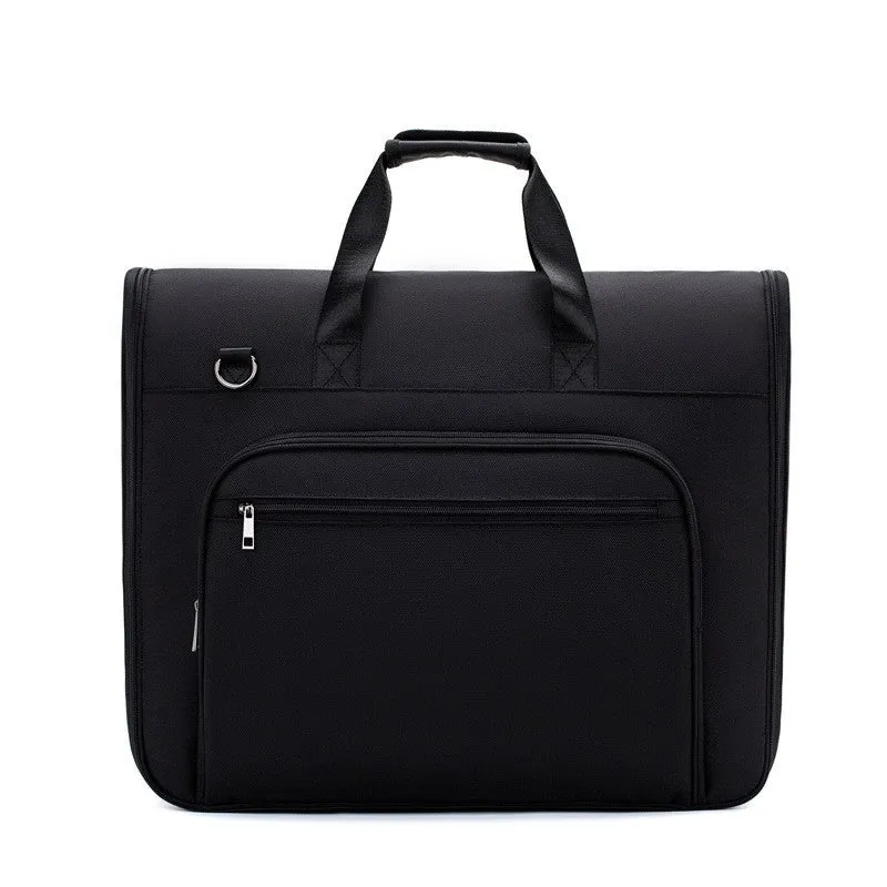 Large capacity portable travel bag for men in light gray, waterproof Oxford cloth, handheld design