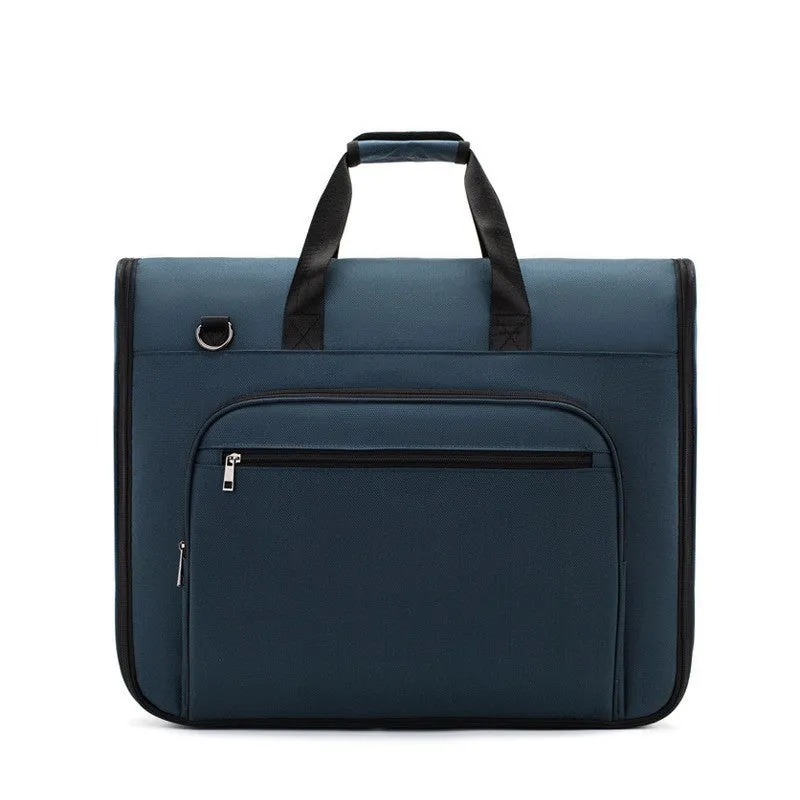 Large capacity portable travel bag for men in light gray, waterproof Oxford cloth, handheld design