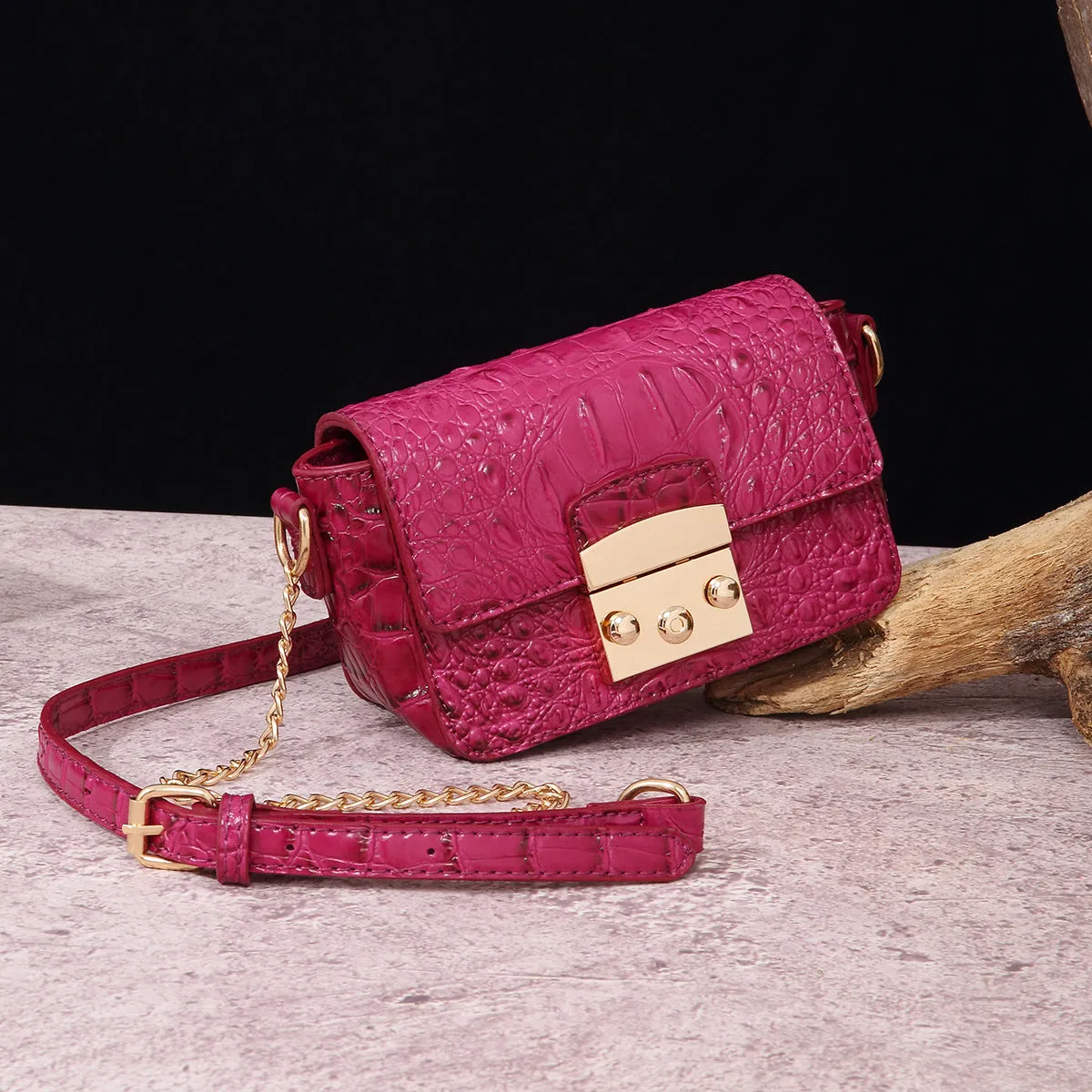 Retro crossbody one shoulder bag for women in multiple colours, PU leather material