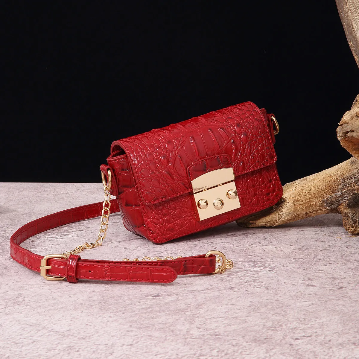 Retro crossbody one shoulder bag for women in multiple colours, PU leather material
