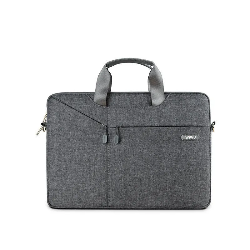 Business laptop bag handbag in polyester with soft handle for 11.6-15.6 inch notebooks and tablets
