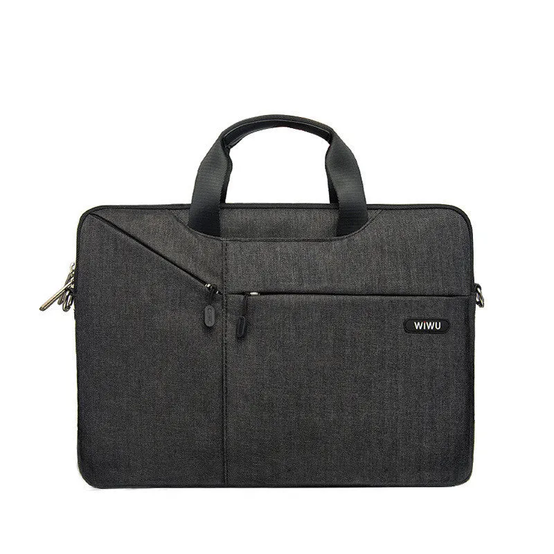Business laptop bag handbag in polyester with soft handle for 11.6-15.6 inch notebooks and tablets