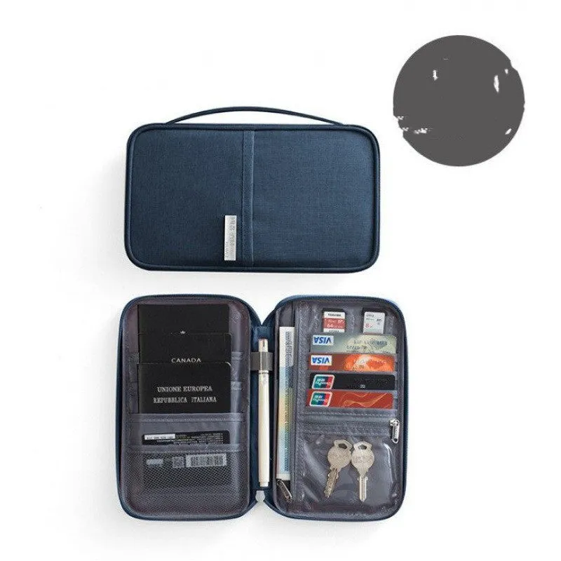 Waterproof cationic fabric passport cover in multiple sizes and colours