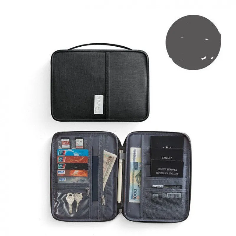 Waterproof cationic fabric passport cover in multiple sizes and colours
