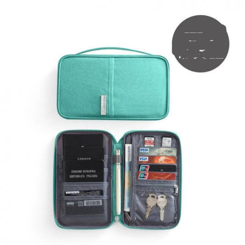 Waterproof cationic fabric passport cover in multiple sizes and colours