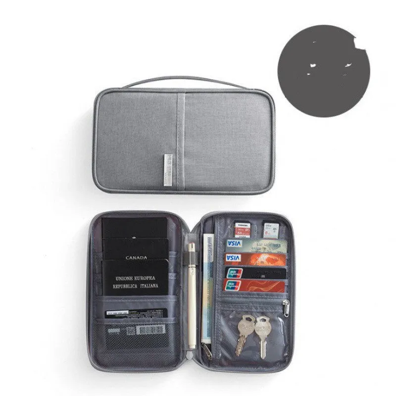Waterproof cationic fabric passport cover in multiple sizes and colours