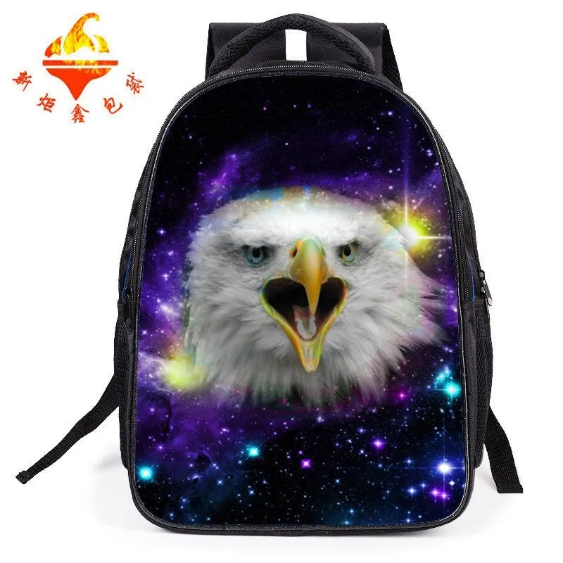 Children's cartoon schoolbag with tiger design for grades 1-6