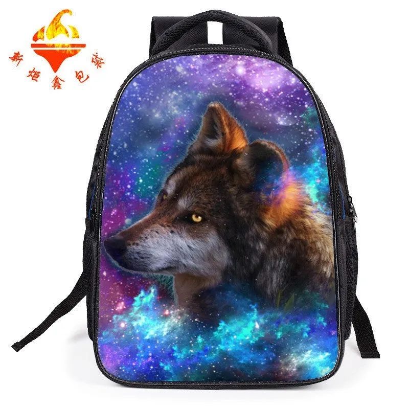 Children's cartoon schoolbag with tiger design for grades 1-6