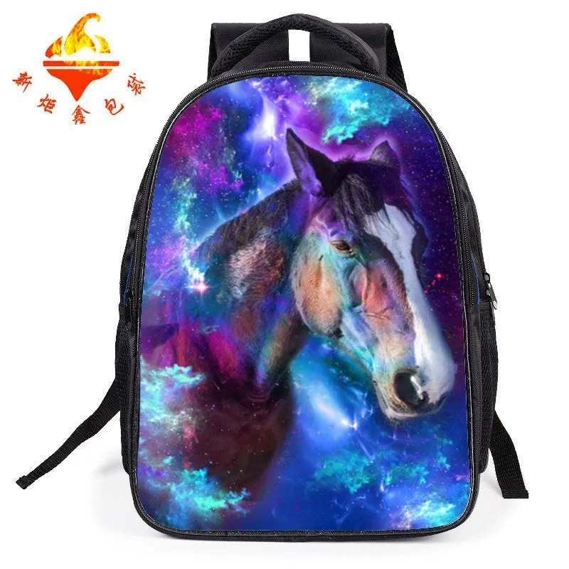 Children's cartoon schoolbag with tiger design for grades 1-6