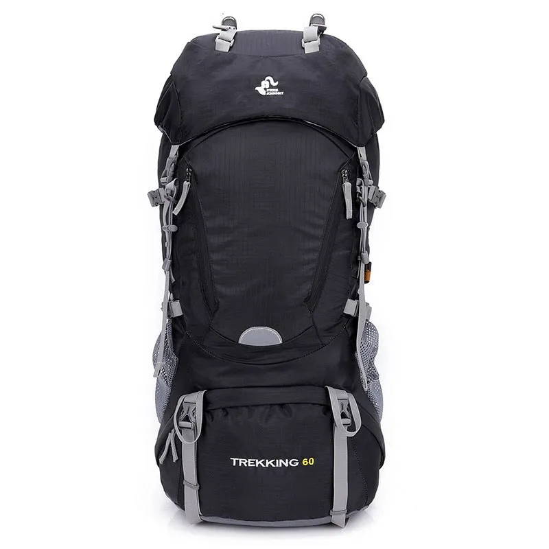 Unisex Oxford cloth camping and hiking backpack for outdoor use, available in four colours