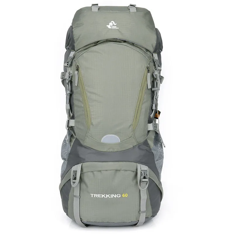 Unisex Oxford cloth camping and hiking backpack for outdoor use, available in four colours