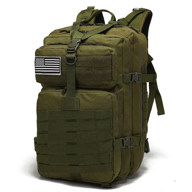 40L waterproof Oxford backpack in ACU Digital colour, 48x28x28 cm, 800D fabric