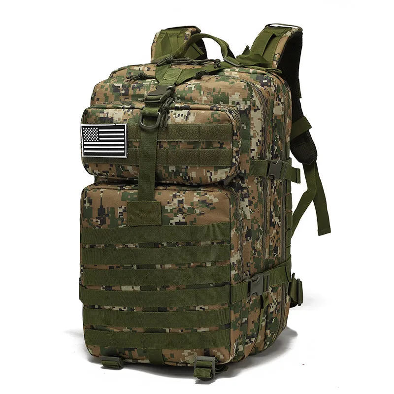 40L waterproof Oxford backpack in ACU Digital colour, 48x28x28 cm, 800D fabric