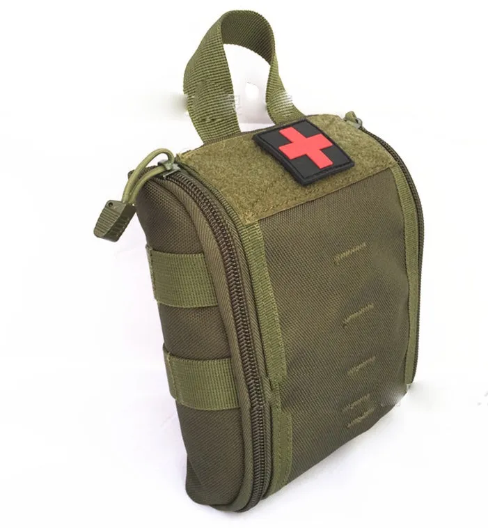 Tactical medical first aid kit for outdoor camping, shown in one of five colour options.