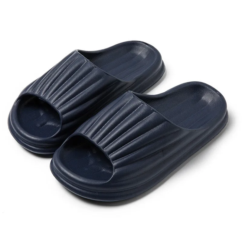 EVA peep-toe home slippers for women and men, breathable waterproof non-slip, available in multiple colours