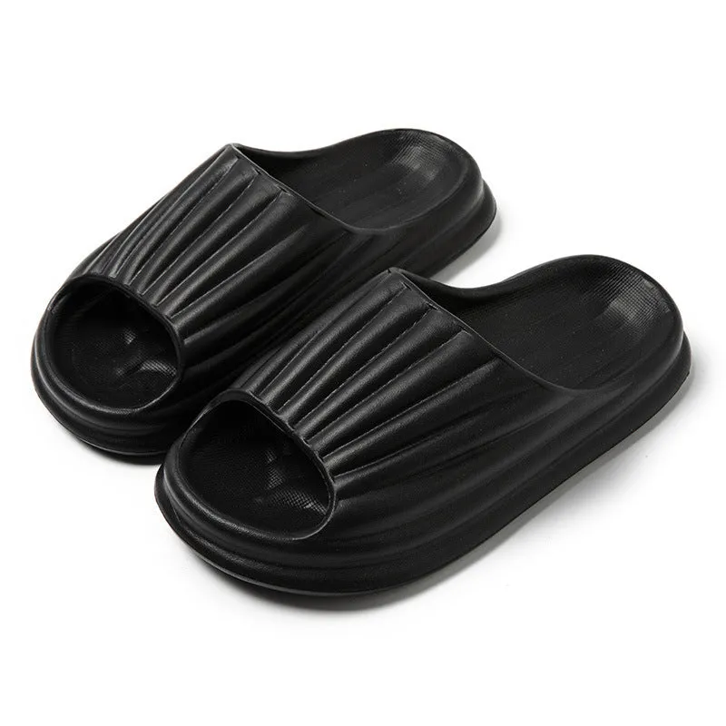 EVA peep-toe home slippers for women and men, breathable waterproof non-slip, available in multiple colours