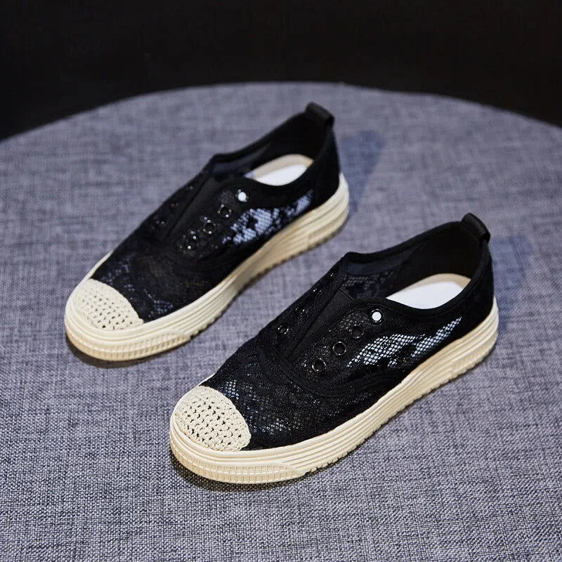 Women's casual fisherman shoes in black with a rubber sole, open crossover upper, and slip-on design for summer
