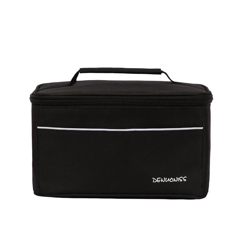 Eco-friendly Oxford cloth picnic bag with zipper closure and soft handle, available in multiple colours