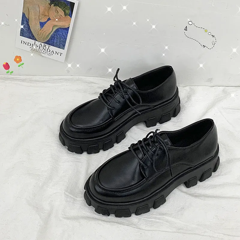 Women's black matte canvas court shoes with back tie and cross straps, round toe, high upper