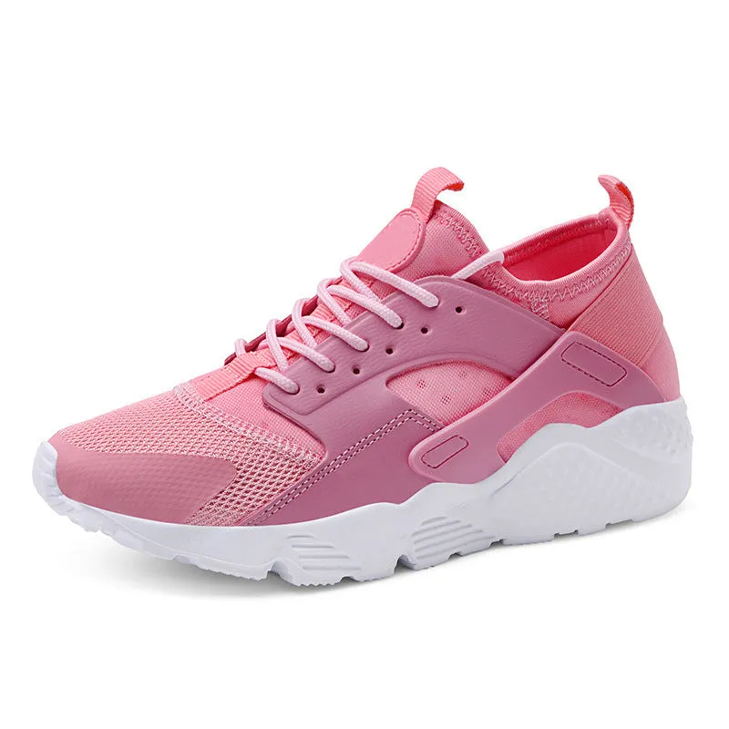 Women's lightweight mesh sports shoes flat heel round toe available in multiple colours sizes 36-46