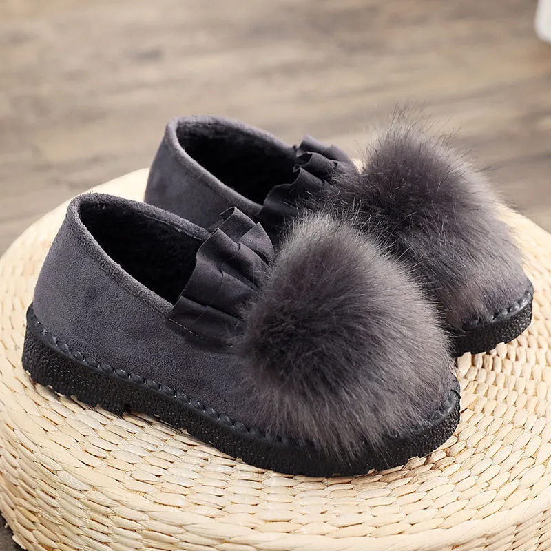 Women's cotton fleece winter beanie slippers, high top, round toe, rubber sole, available in black and grey