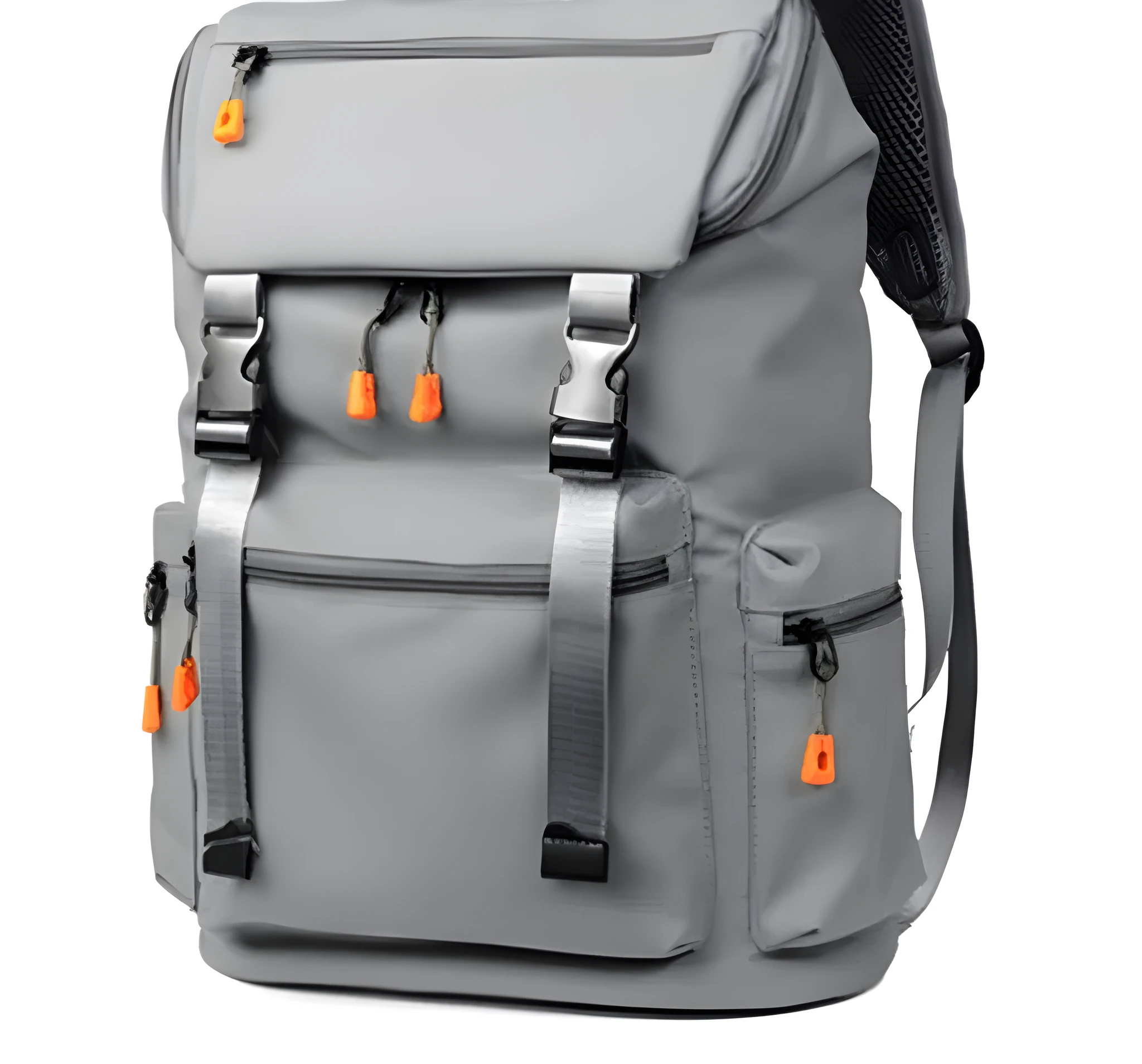 Men's Oxford cloth large capacity backpack 30x14x43cm in black for travel and commute
