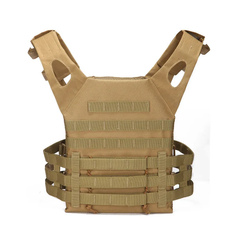 Outdoor tactical vest in ACU colour made from 800D waterproof Oxford fabric