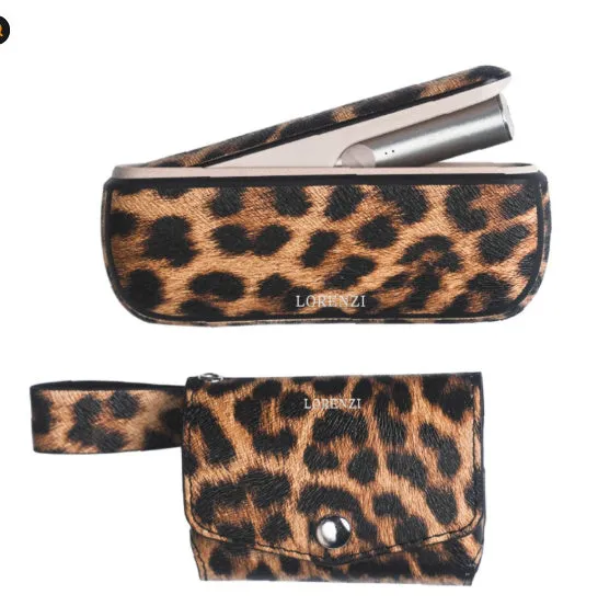 Light luxury storage protective bag in leopard print or yellow colour with water-resistant lining
