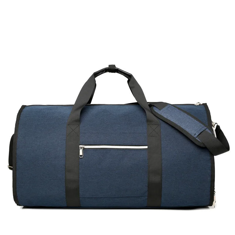 Gray business travel bag size 55x26x31 cm cabin carry on for work trips