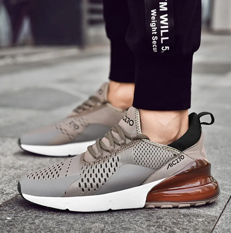 Trend woven flyline breathable sports casual shoes for men, available in black and other colours, low-top design