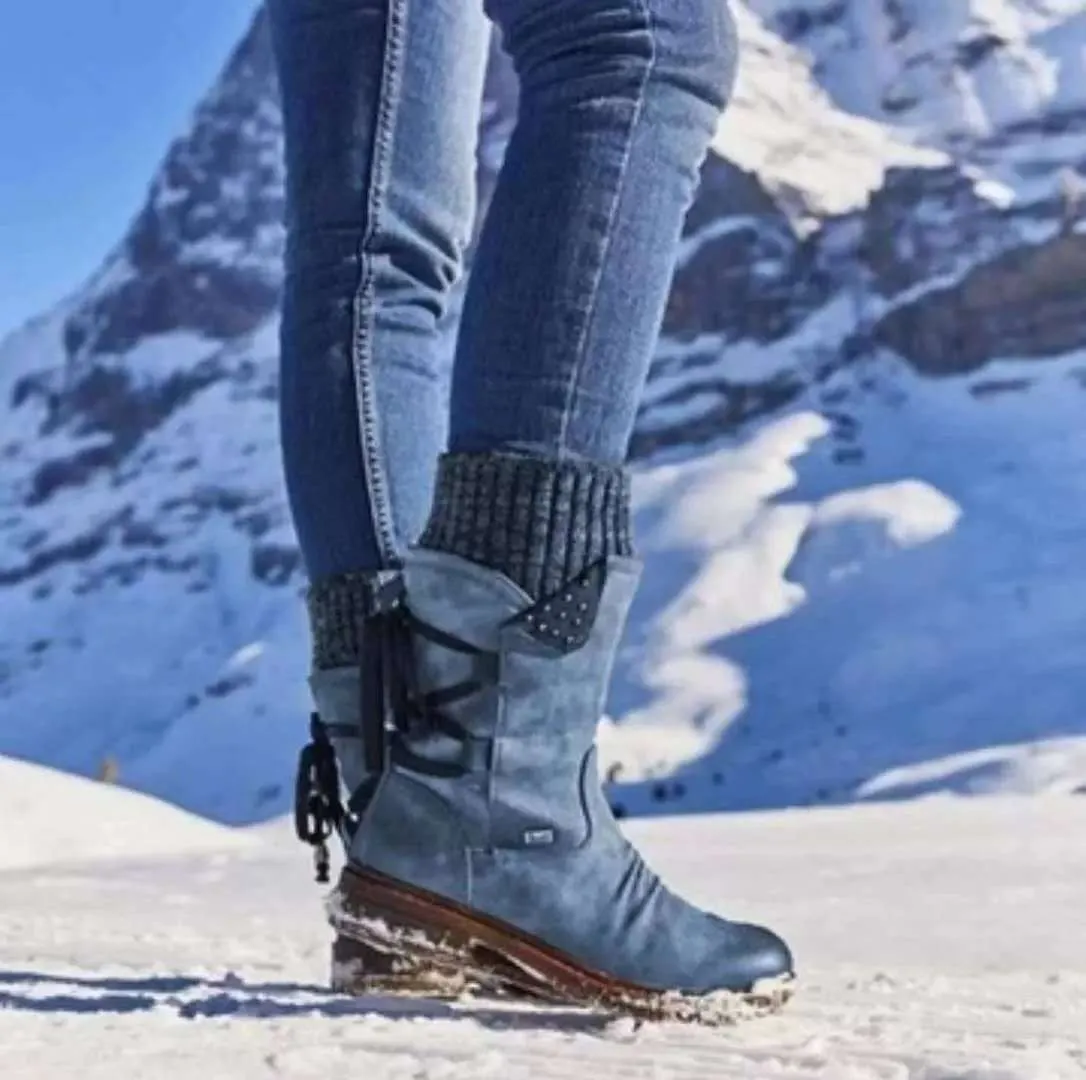 New autumn winter short boots for women round toe thick heel 3-5cm available in black