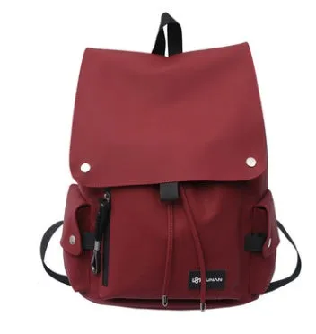Large-capacity Ins backpack locomotive school bag in Oxford cloth with colour-contrast design for students