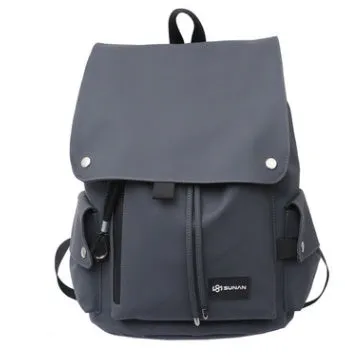 Large-capacity Ins backpack locomotive school bag in Oxford cloth with colour-contrast design for students