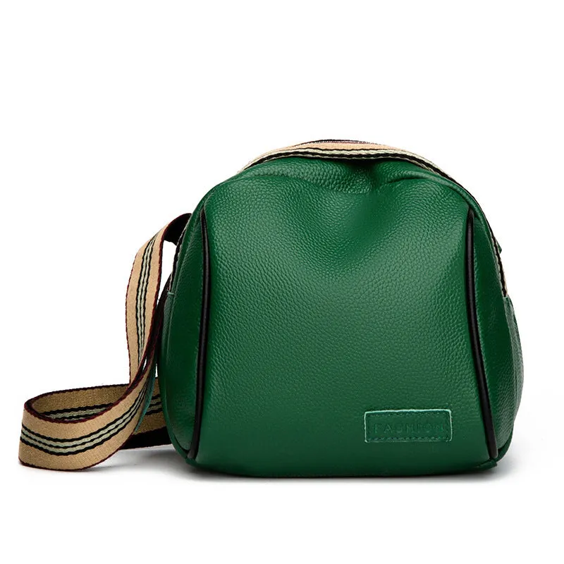 Genuine cowhide saddle bag for women, small square shape, black leather, car-suture detail, detachable handle