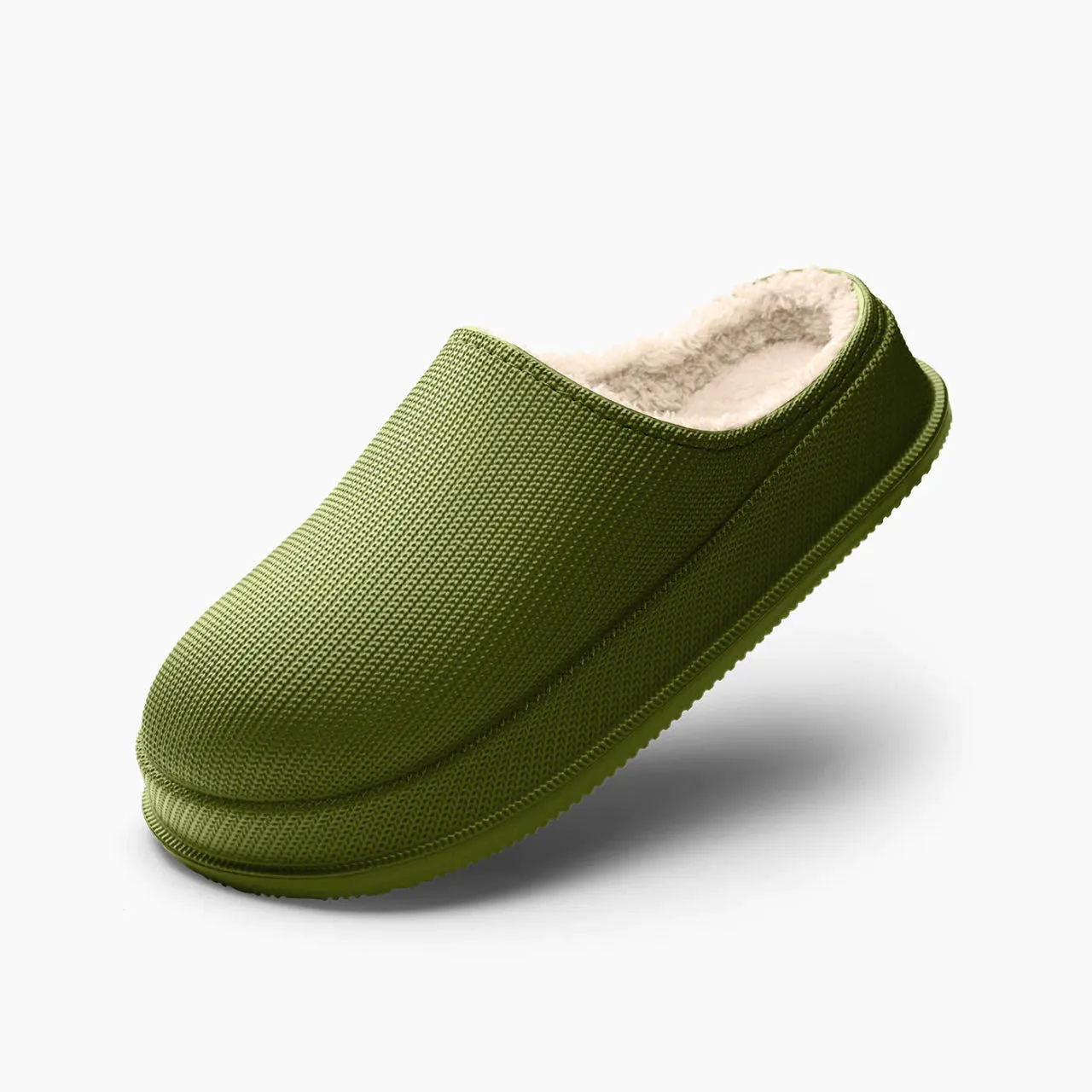 EVA autumn winter waterproof non-slip warm home cotton slippers for couples, dark grey colour, size 42-43