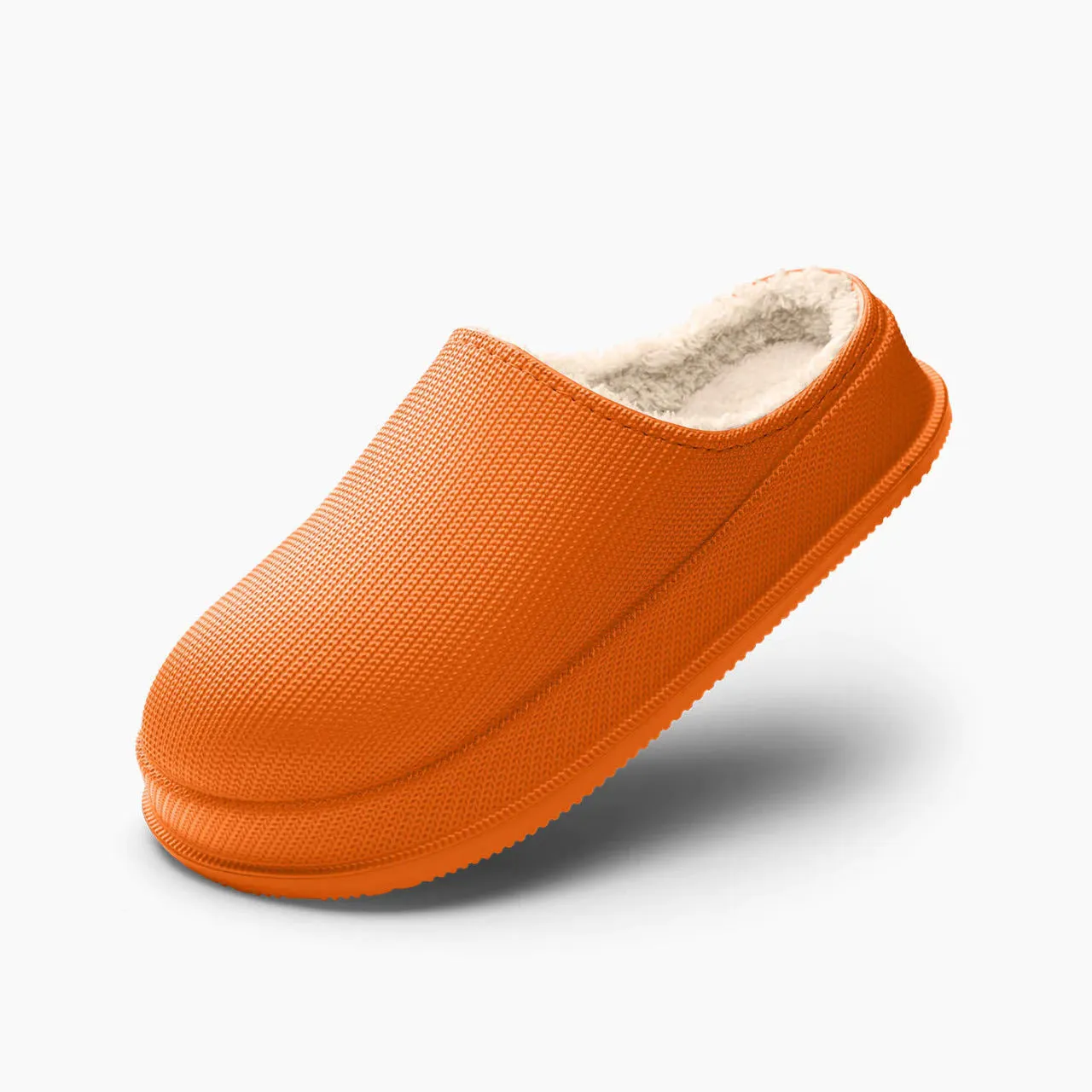 EVA autumn winter waterproof non-slip warm home cotton slippers for couples, dark grey colour, size 42-43