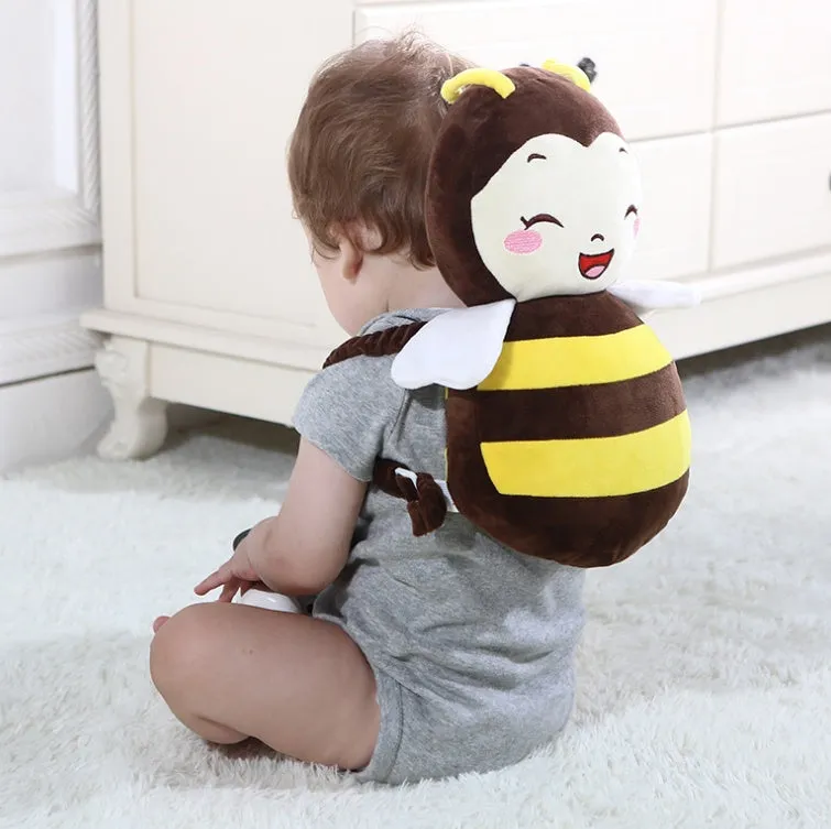 Baby toddler head pillow with cute angel wings design in crystal super soft and mesh cloth on child