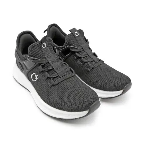 Grounded Conductive Sports Shoes in black with EVA anti-slip outsole and mesh upper