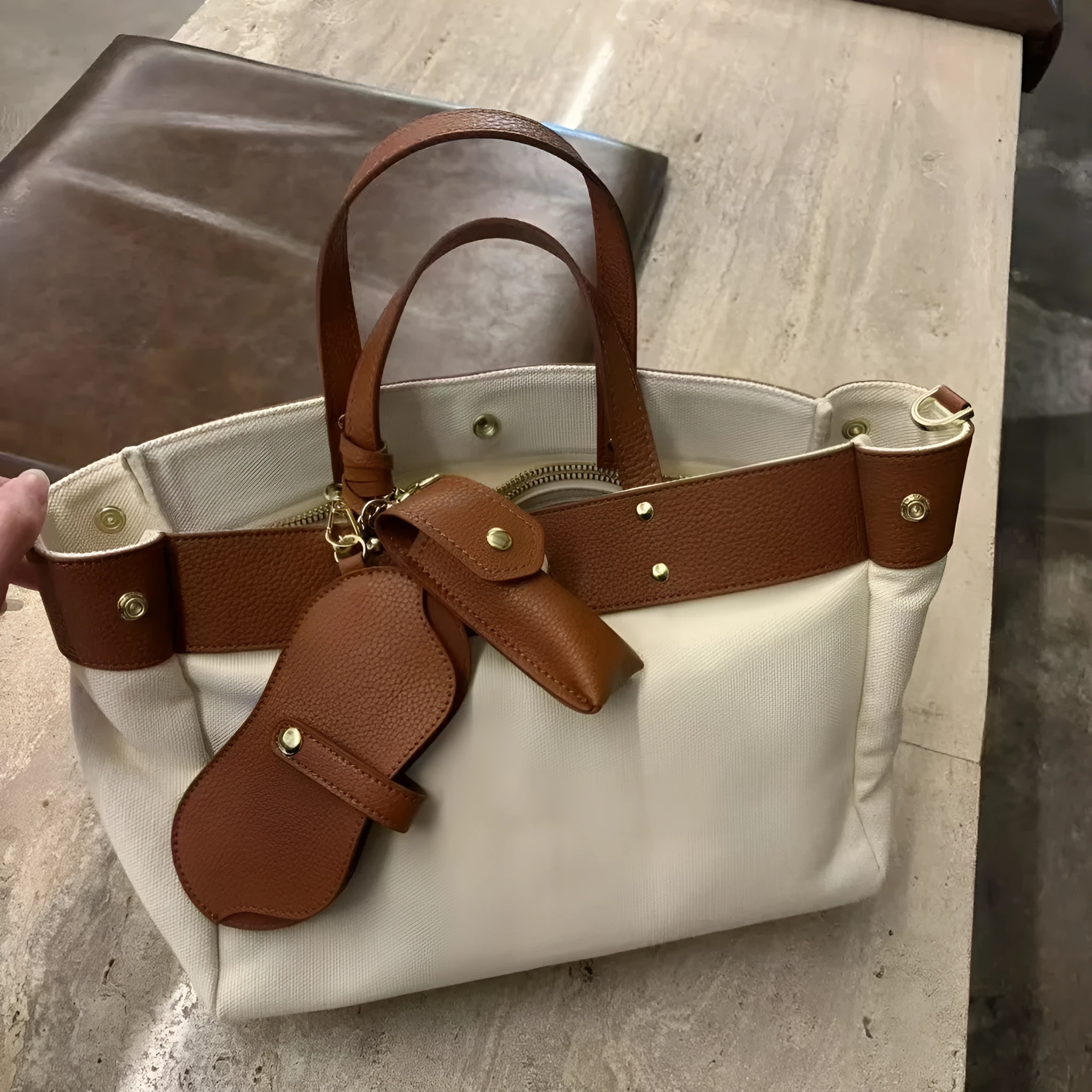 Genuine leather high canvas crossbody bag with soft cowhide texture in wine red colour