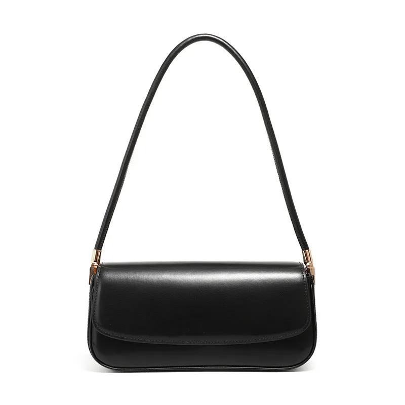 Genuine leather women's saddle bag in caramel, horizontal square shape with double straps