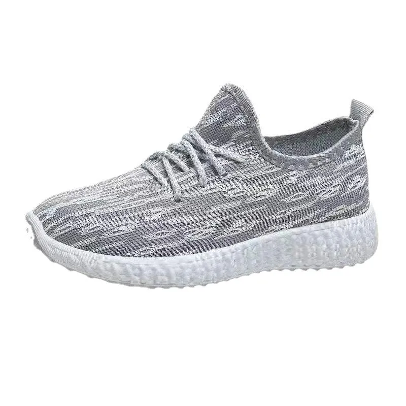 Quick-drying breathable striped sports shoes with composite sole and pointed toe, available in multiple colours.