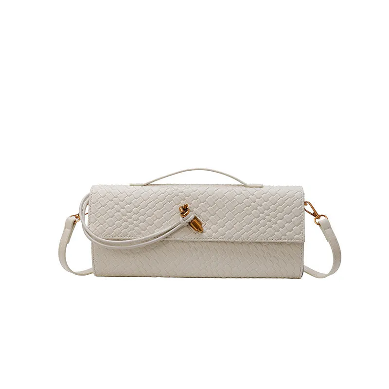 Retro PU leather shoulder messenger bag in hard construction with single strap and polyester lining, multiple colour options.