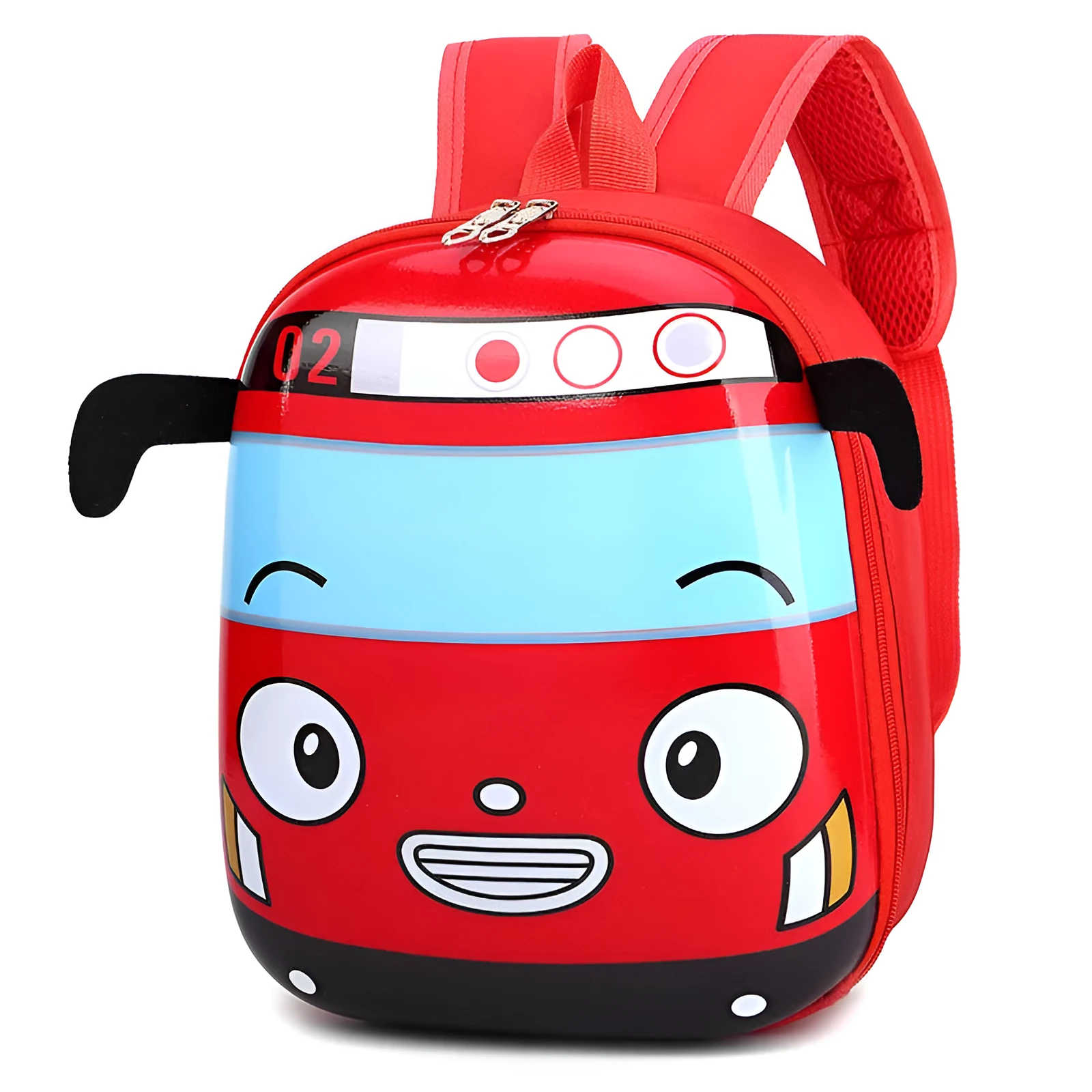 Cartoon cute EVA school bag for young children, small lightweight backpack in blue, green, red, yellow