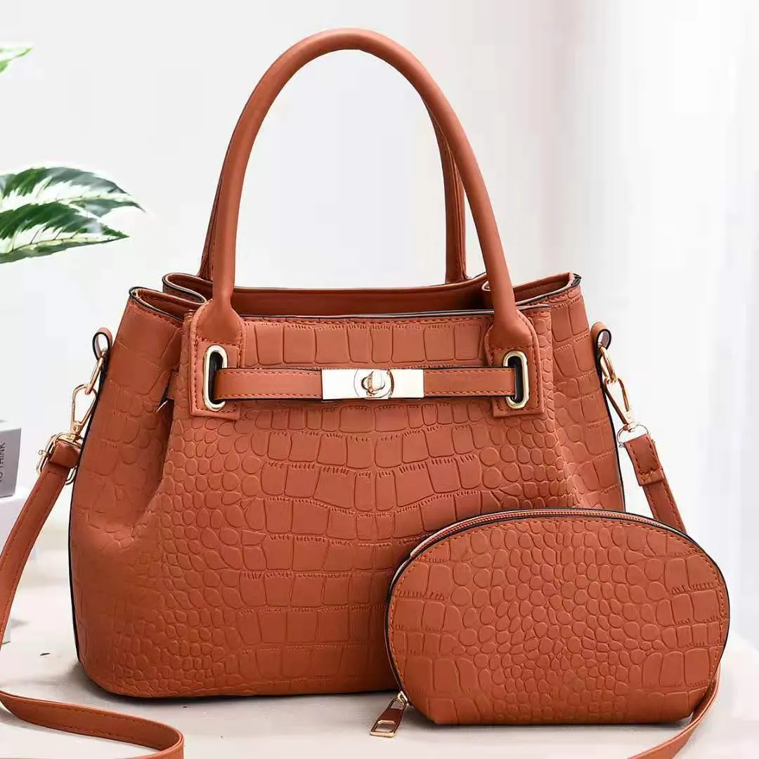 Large capacity women's PU shoulder bag in solid colour with single shoulder strap, available in multiple colours