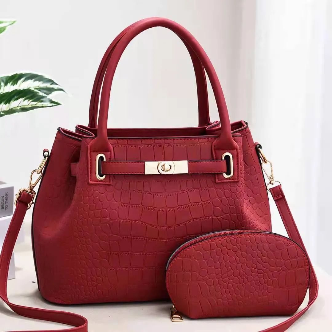 Large capacity women's PU shoulder bag in solid colour with single shoulder strap, available in multiple colours