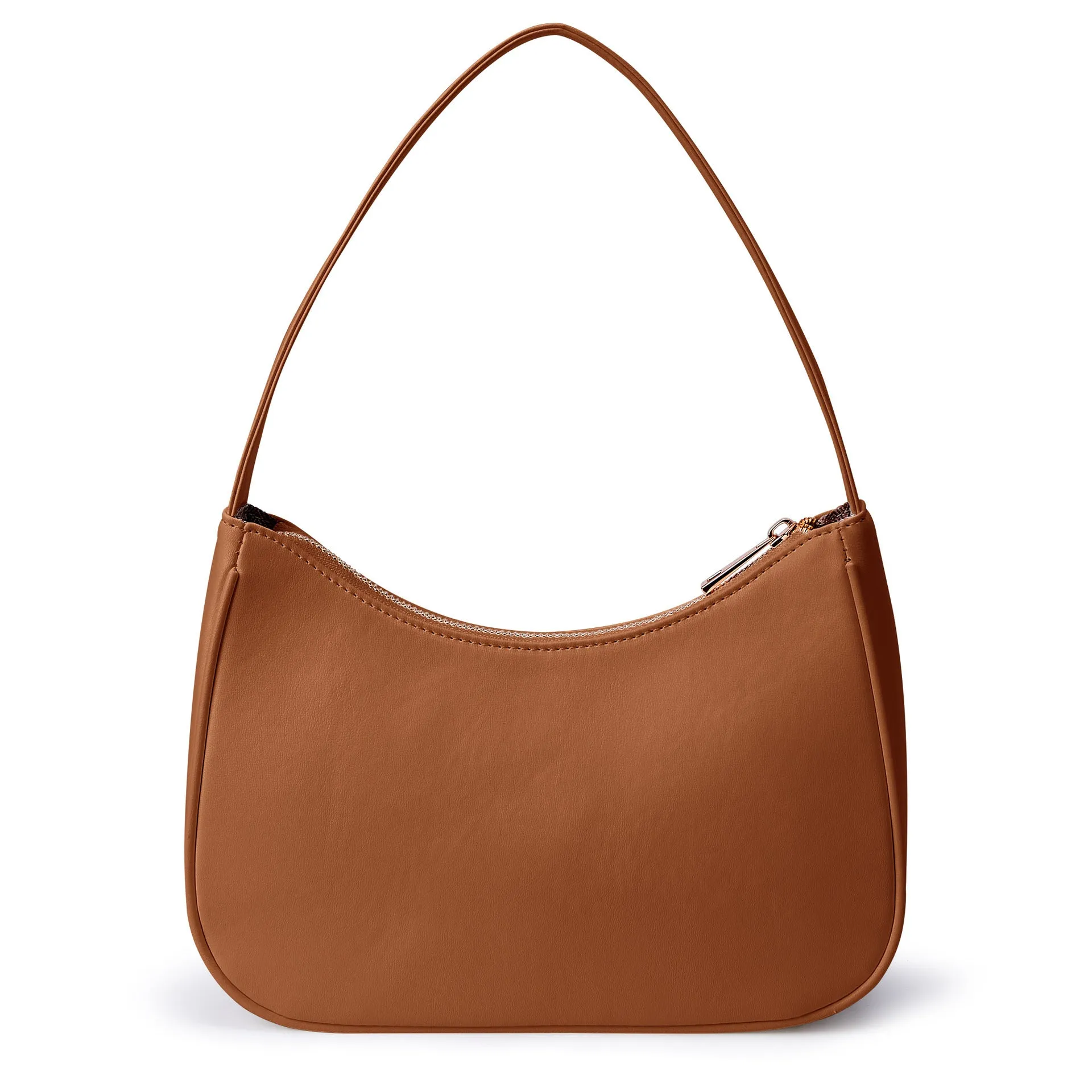 Simple retro waterproof shoulder bag in multiple colour options made from PU material
